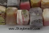 CNG1173 15.5 inches 12*16mm - 15*20mm nuggets pink opal gemstone beads