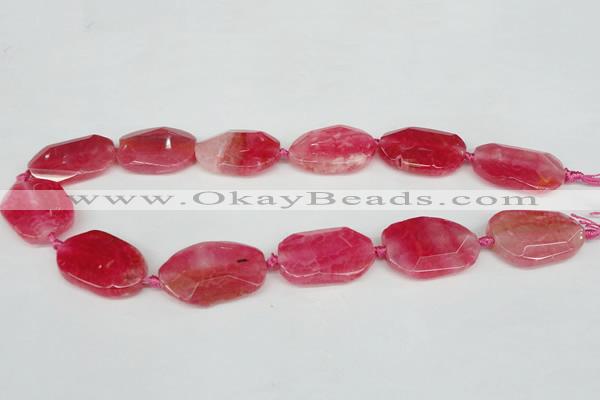 CNG1202 15.5 inches 20*30mm - 25*35mm freeform agate beads