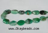 CNG1204 15.5 inches 20*30mm - 25*35mm freeform agate beads