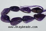 CNG1210 15.5 inches 30*45mm - 35*50mm freeform agate beads