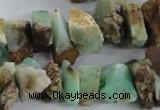 CNG1316 15.5 inches 12*16mm - 15*20mm nuggets australia chrysoprase beads