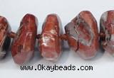 CNG1372 15.5 inches 12*20mm - 18*30mm nuggets agate beads