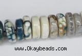 CNG1444 15.5 inches 6*15mm - 8*15mm nuggets agate gemstone beads