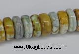 CNG1445 15.5 inches 6*15mm - 8*15mm nuggets agate gemstone beads