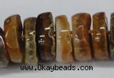 CNG1456 15.5 inches 8*25mm - 12*25mm nuggets agate gemstone beads