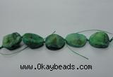 CNG1515 8 inches 20*30mm - 25*35mm freeform agate beads