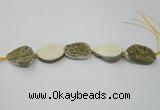 CNG1528 8 inches 22*30mm - 25*35mm freeform agate beads