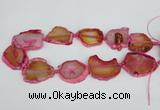 CNG1613 15.5 inches 25*35mm - 30*45mm freeform agate gemstone beads