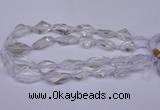 CNG1700 15.5 inches 15*20mm - 18*35mm nuggets white crystal beads