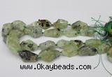 CNG1709 15.5 inches 15*20mm - 18*35mm nuggets prehnite beads