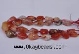 CNG1711 15.5 inches 15*20mm - 20*30mm nuggets red agate beads