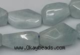 CNG1720 15.5 inches 15*20mm - 20*30mm nuggets aquamarine beads