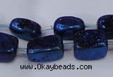 CNG2004 15.5 inches 8*12mm - 10*15mm nuggets plated quartz beads