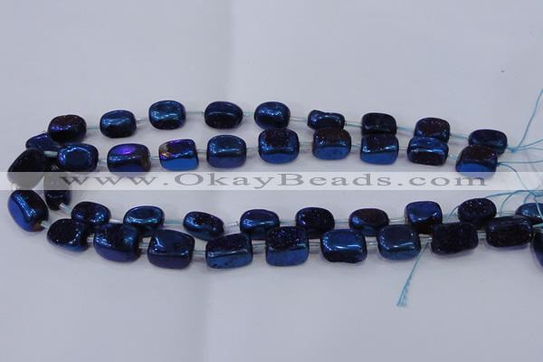 CNG2004 15.5 inches 8*12mm - 10*15mm nuggets plated quartz beads