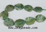 CNG2148 15.5 inches 30*40mm - 35*45mm freeform agate gemstone beads