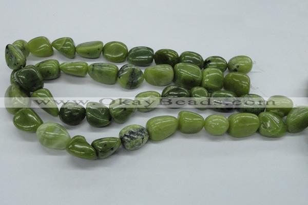 CNG216 15.5 inches 13*18mm nuggets canadian jade gemstone beads