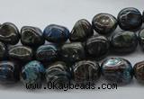 CNG221 15.5 inches 8*10mm nuggets stripe jasper gemstone beads