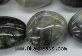 CNG231 15.5 inches 22*30mm nuggets labradorite gemstone beads