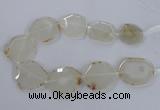 CNG2534 15.5 inches 35*40mm - 40*45mm freeform druzy agate beads