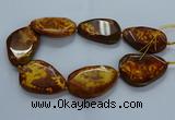 CNG2653 15.5 inches 38*48mm - 42*55mm freeform agate beads