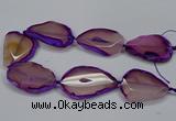 CNG2665 15.5 inches 30*40mm - 40*55mm freeform agate beads