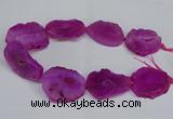 CNG2671 15.5 inches 30*40mm - 40*50mm freeform druzy agate beads