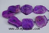 CNG2672 15.5 inches 30*40mm - 40*50mm freeform druzy agate beads