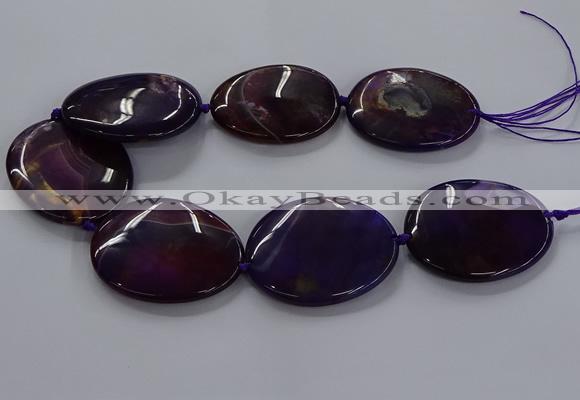 CNG2690 15.5 inches 40*50mm - 45*55mm freeform agate gemstone beads