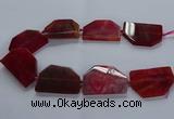 CNG2748 15.5 inches 30*45mm - 35*50mm freeform agate beads