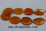 CNG2784 15.5 inches 35*40mm - 45*50mm freeform agate beads