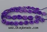 CNG2849 15.5 inches 15*20mm - 25*30mm freeform druzy agate beads