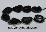 CNG2897 15.5 inches 35*40mm - 45*50mm freeform druzy agate beads