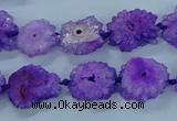 CNG2967 15.5 inches 8*10mm - 15*18mm freeform druzy agate beads