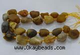 CNG3000 15.5 inches 15*20mm - 22*30mm nuggets agate beads