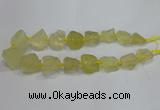 CNG3005 15.5 inches 15*20mm - 22*30mm nuggets lemon quartz beads