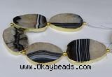 CNG3035 7.5 inches 35*45mm - 40*55mm freeform druzy agate beads