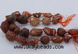 CNG3055 25*30mm - 30*40mm nuggets agate gemstone beads