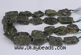 CNG3076 15.5 inches 20*30mm - 22*40mm nuggets green kyanite beads