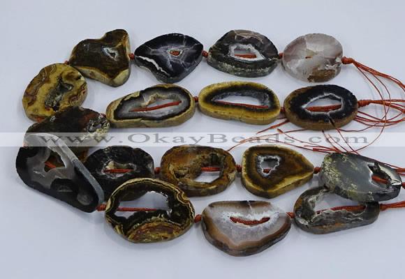 CNG3130 15.5 inches 35*40mm - 35*45mm freeform opal gemstone beads