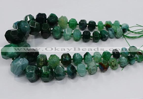 CNG3179 15.5 inches 12*16mm - 25*30mm nuggets agate beads