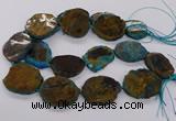 CNG3191 15.5 inches 35*45mm - 40*50mm freeform opal gemstone beads