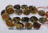 CNG3192 15.5 inches 22*30mm - 30*40mm freeform opal gemstone beads