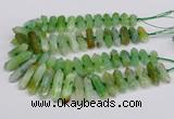 CNG3226 15.5 inches 10*20mm - 12*40mm faceted nuggets agate beads