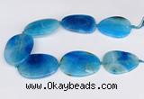 CNG3352 15.5 inches 40*50mm - 45*60mm freeform agate beads