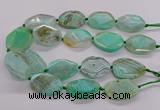 CNG3362 15.5 inches 30*35mm - 35*45mm faceted freeform agate beads