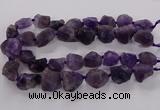 CNG3423 15.5 inches 15*20mm - 20*30mm nuggets amethyst beads