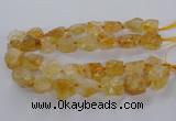 CNG3424 15.5 inches 15*20mm - 20*30mm nuggets citrine beads