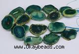 CNG3463 15.5 inches 35*40mm - 45*55mm freeform agate beads