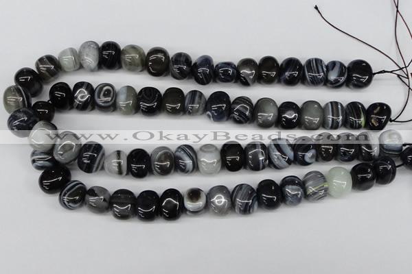 CNG35 15.5 inches 11*15mm nuggets madagascar agate gemstone beads