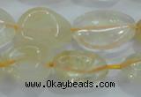 CNG350 15.5 inches 13*18mm - 20*25mm nuggets citrine gemstone beads